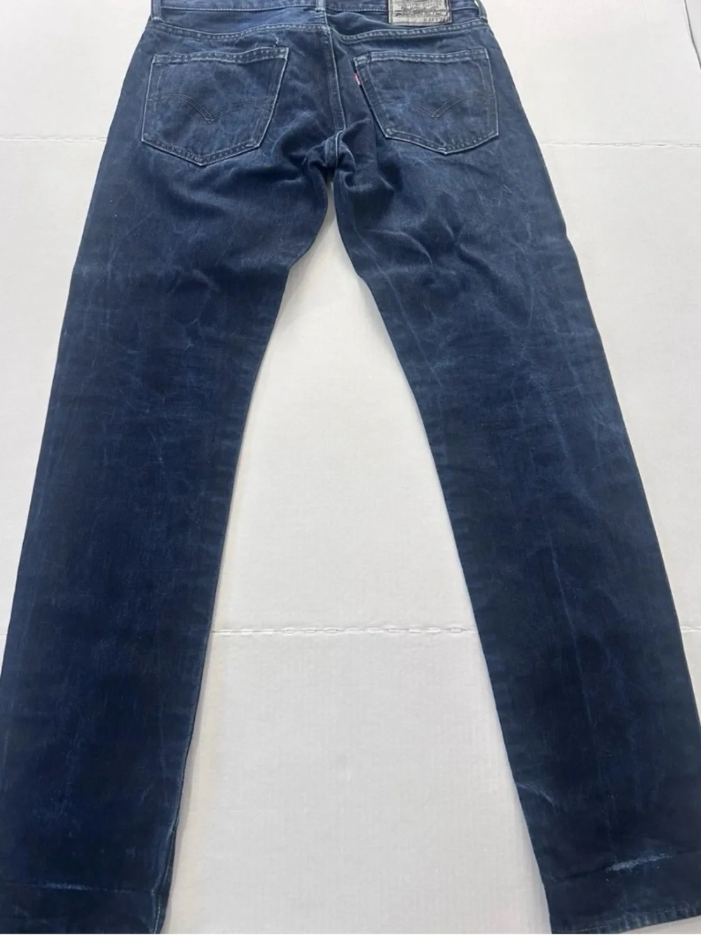 Levi's men’s jeans matchstick Dark Indigo Acid Washed Straight Leg